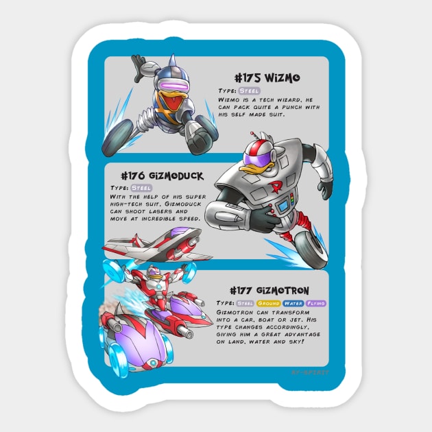 Gizmoduck Evolutions Sticker by disneyevolutions